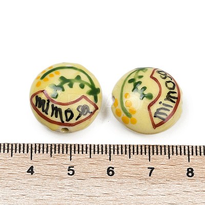 Handmade Porcelain Beads PORC-I029-08F-1