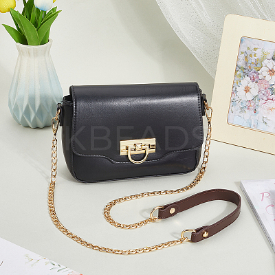 Imitation Leather & Alloy Crossbody Purse Chains FIND-WH20033-034C-LG-1