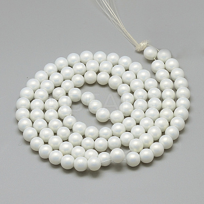 Glass Pearl Beads Strands DGLA-S115-8mm-K41-1