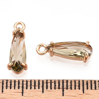 Faceted Glass Pendants X1-GLAA-T010-004B-1