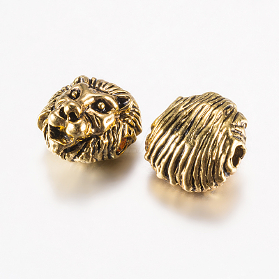 Tibetan Style Alloy Beads PALLOY-F200-13AG-1