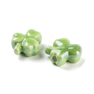 Glazed Porcelain Beads PORC-O005-08-1