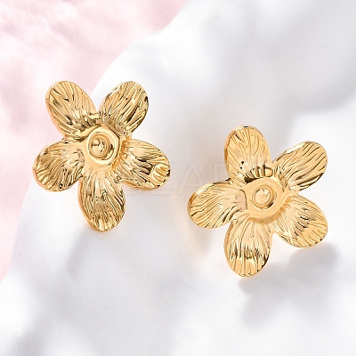 304 Stainless Steel Stud Earrings EJEW-F357-01G-02-1