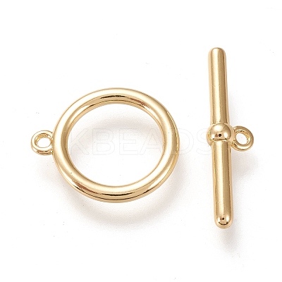 Brass Toggle Clasps X-KK-F820-07G-1