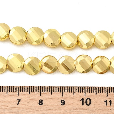 Electroplate Glass Beads Strands EGLA-F166-15G-1