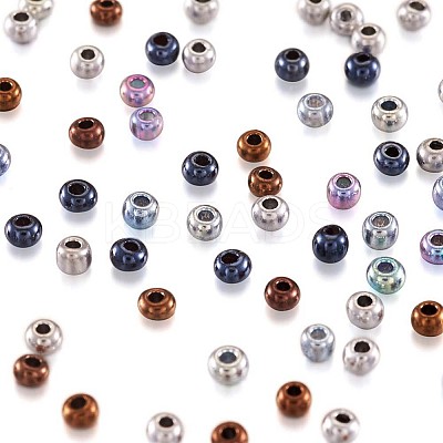 12/0 Grade A Electroplated Glass Seed Beads SEED-CD0001-01-1