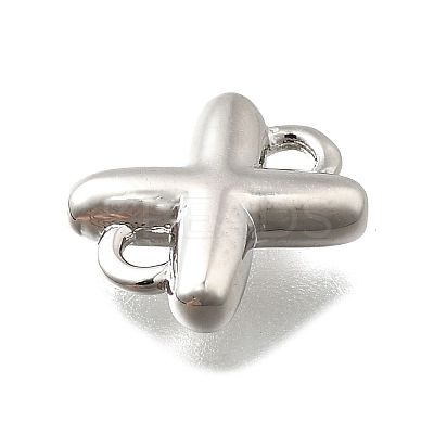 Brass Connector Charms KK-P295-01P-X-1
