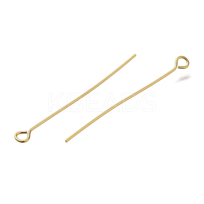 Brass Eye Pins KK-H502-02F-G-1