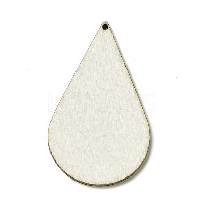 American Flag Theme Single Face Printed Aspen Wood Big Pendants WOOD-G014-12-1