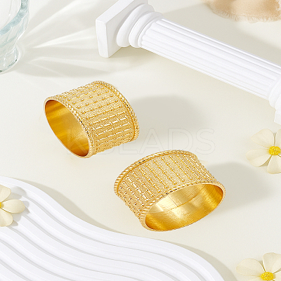 2Pcs Zinc Alloy Napkin Rings AJEW-LP0002-73-1