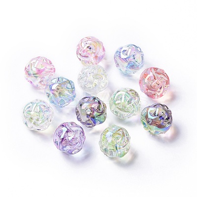 Transparent Acrylic Beads X1-TACR-K004-06-1