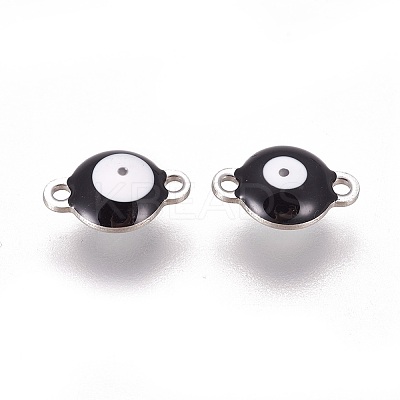 304 Stainless Steel Enamel Links connectors LS-STAS-F206-02P-C05-1