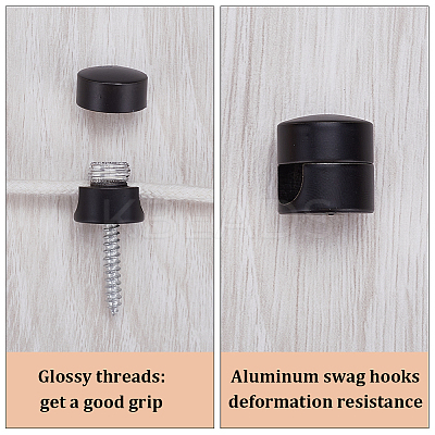 Aluminum Cable Management Clips AJEW-WH0502-14B-1
