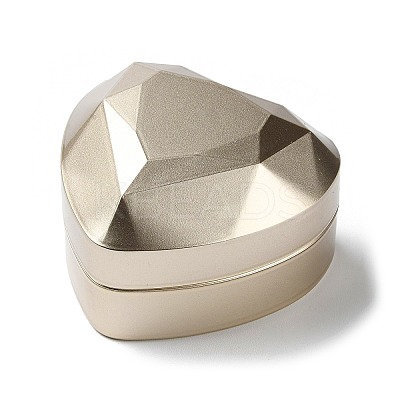 Heart Shaped Plastic Ring Storage Boxes LS-CON-C020-01E-1