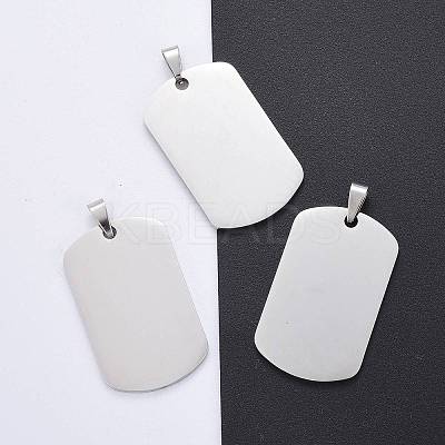 Anti-Tarnish 304 Stainless Steel Pendants STAS-I311-03A-P-1