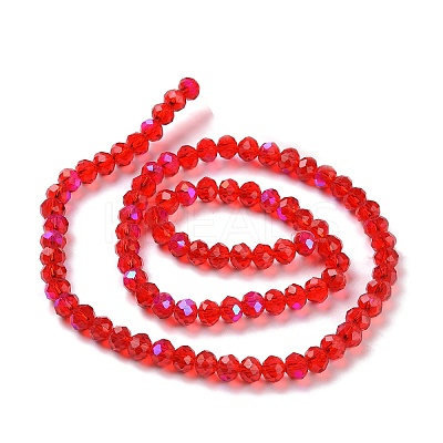 Electroplate Glass Beads Strands EGLA-A034-T6mm-L09-1