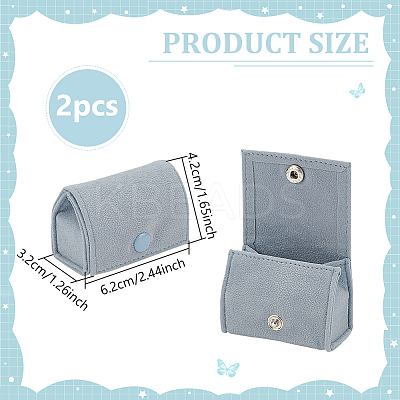 Velvet Packing Button Bags ABAG-WH0040-15-1