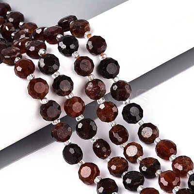 Natural Garnet Beads Strands G-B153-B22-1