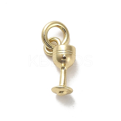 Golden Brass Charms LS-KK-H493-01G-03-1