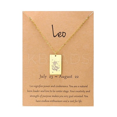 Twelve Constellations Pendants Necklaces PW-WG2D875-10-1