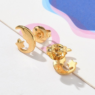 304 Stainless Steel Stud Earrings for Women STAS-Z117-17G-03-1