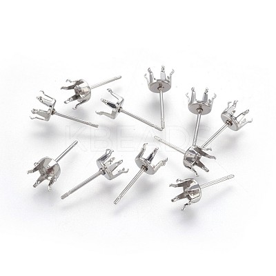 Tarnish Resistant 304 Stainless Steel Stud Earring Findings STAS-P221-20A-P-1
