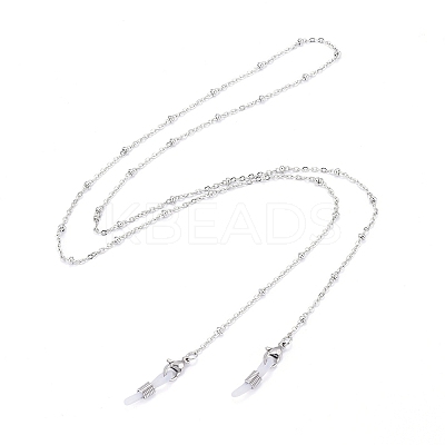3Pcs 304 Stainless Steel Satellite Chains Eyeglasses Chains AJEW-DJ0003-45-1