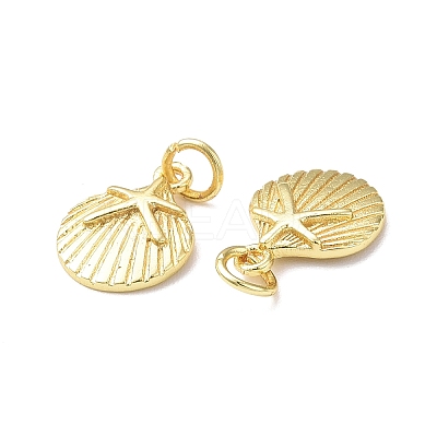 Rack Plating Brass Charms KK-F849-01G-1