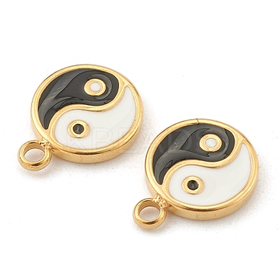 Fashion 304 Stainless Steel Enamel Charms STAS-Z009-10G-1