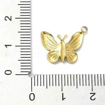 Ion Plating(IP) 304 Stainless Steel Pendants STAS-B058-29G-01-1