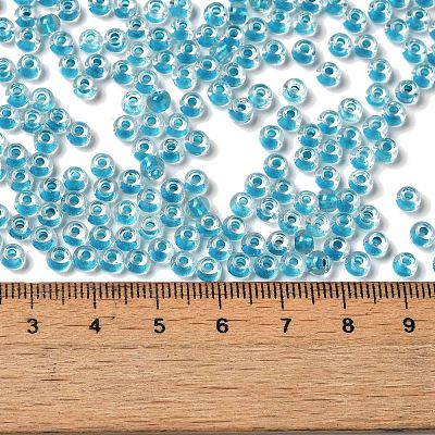 6/0 Transparent Inside Colours Glass Seed Beads SEED-P006-01A-08-1