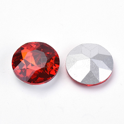 Pointed Back Glass Rhinestone Cabochons RGLA-T029-14mm-05-1