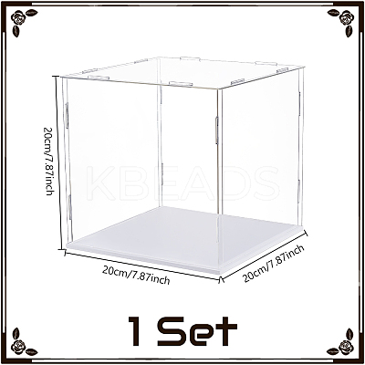 Acrylic Display Boxes CON-WH0123-27A-1