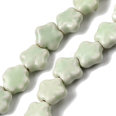 Handmade Porcelain Beads Srands PORC-K010-03E-1