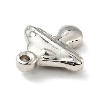 Non-Tarnish 201 Stainless Steel Machine Polishing Charms STAS-G261-30P-1