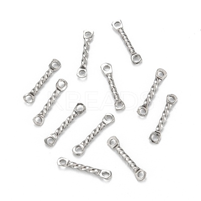 Tarnish Resistant 304 Stainless Steel Link Connectors STAS-Z034-18B-P-1
