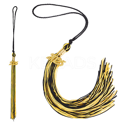 Polyester Graduation Tassel Pendant Decorations AJEW-WH20020-078A-1