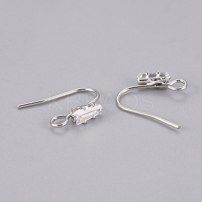 Brass Earring Hooks LS-X-KK-L198-013P-1