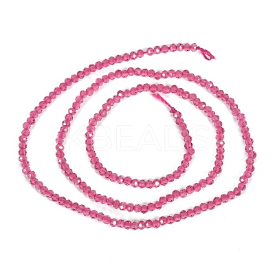 Transparent Glass Beads Strands GLAA-F079-A-01-1
