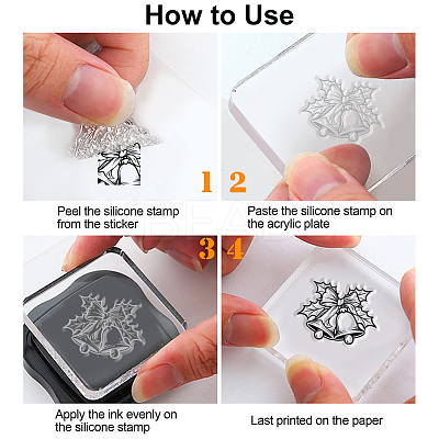 Summer Theme PVC Plastic Clear Stamps DIY-WH0631-0388-1