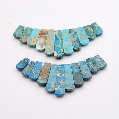 Natural Imperial Jasper Beads Strands G-P298-A03-1