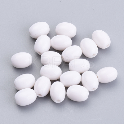 Opaque Acrylic Beads X-SACR-S300-08C-01-1