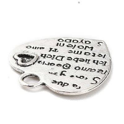 Tibetan Style Alloy Pendant Cabochon Settings LS-PALLOY-P293-026AS-1