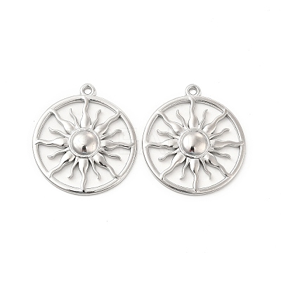 Non-Tarnish 304 Stainless Steel Pendants STAS-B032-29P-1