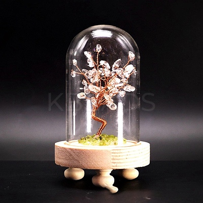 Natural Quartz Crystal Display Decoration TREE-PW0001-22A-1