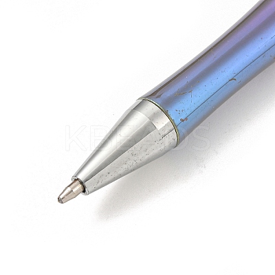 UV Plated Plastic Ball-Point Pen AJEW-C038-03I-1