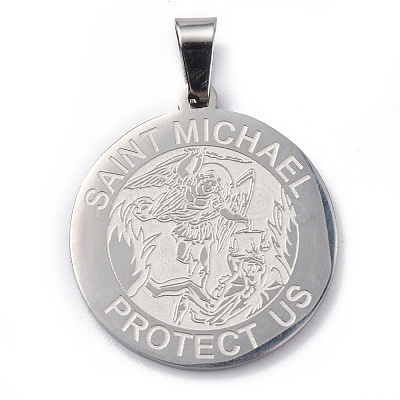Non-Tarnish 201 Stainless Steel Pendants LS-STAS-C062-05P-1