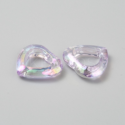 Plating Acrylic Beads MACR-WH0010-20A-04-1