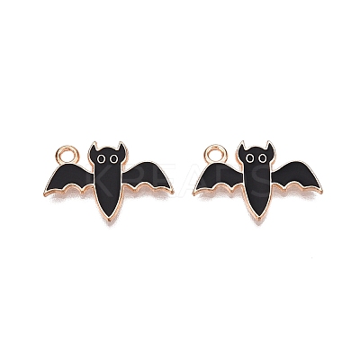 Halloween Theme Alloy Enamel Pendants PALLOY-N176-44-RS-1