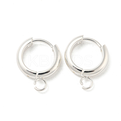 201 Stainless Steel Huggie Hoop Earring Findings STAS-P283-01Y-S-1